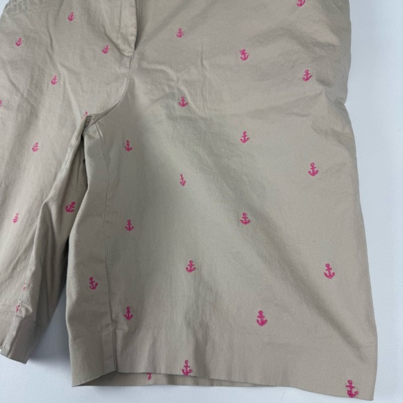 Charter Club Women’s Embroidered Anchor Print Shorts – Size 16 - Picture 3 of 5
